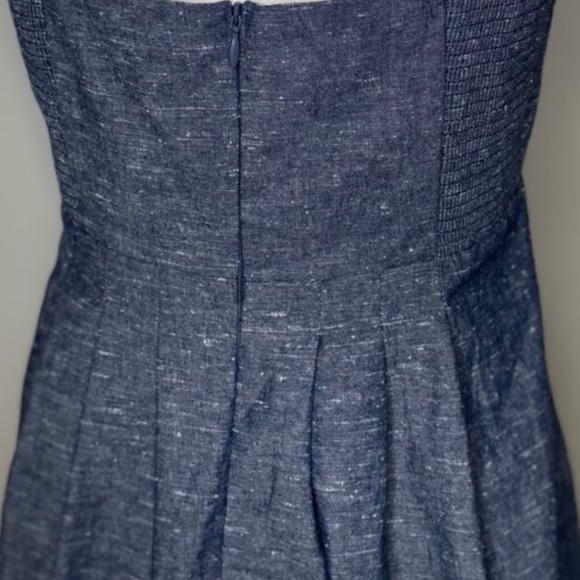 Madewell Chambray Tie Front Cutout Cami Dress Size 4 - Picture 14 of 14